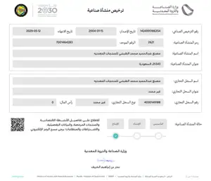 الترخيص الصناعي