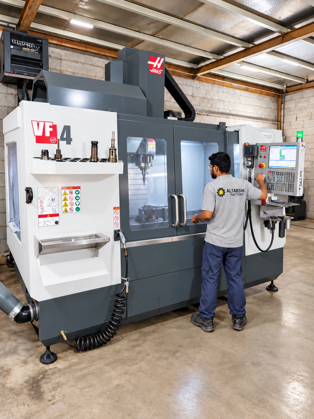 مركز تشغيل وتفريز CNC — HAAS