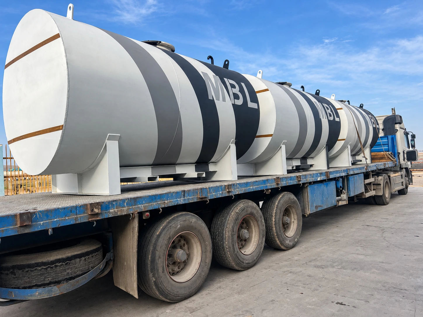 MBL Fuel Tanks — Before Transport