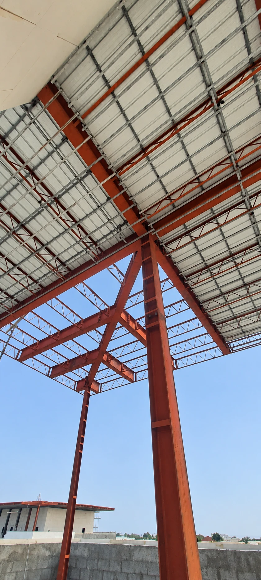 Sharbatly Private Residential Complex — Al Marjan, Jeddah — Columns, Beams & Secondary Roof Steelwork